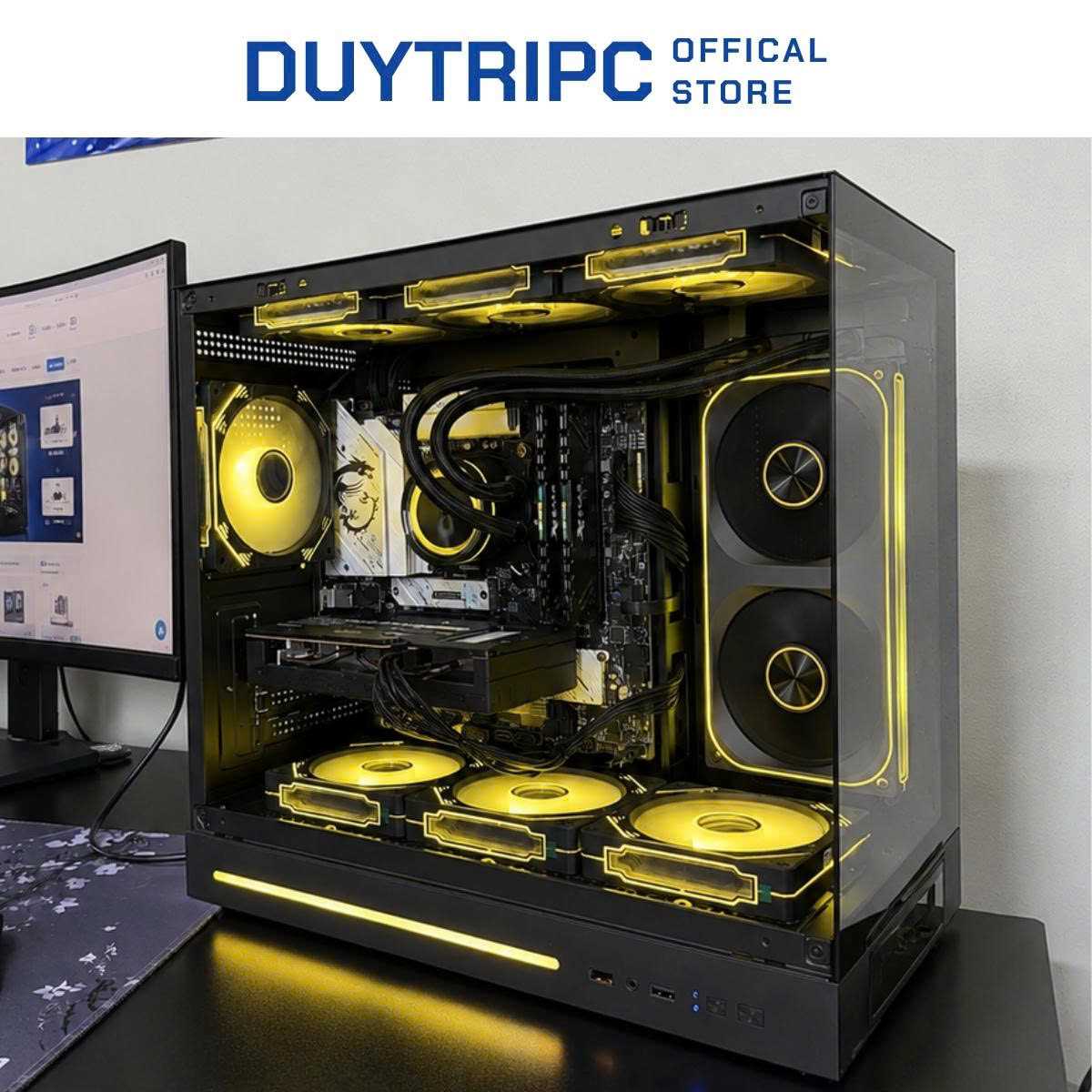 PC Gaming Intel Core i5-14400F | Main B760 | RAM 32GB | GeForce RTX 5060 8GB | SSD 512GB NVMe | Nguồn 750W - Chiến Game, Đồ Họa, Streaming